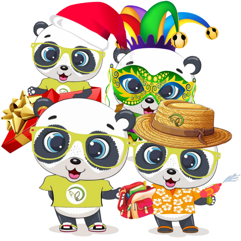 La mascotte Ody selon les évènements